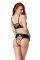 Комплект Passion KRISTEEN SET black L/XL