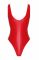 Боді Noir Handmade F352 Red powerwetlook body - XL