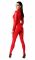 Комбінезон Noir Handmade F353 Red powerwetlook overall - L