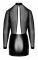 Сукня Noir Handmade F348 Powerwetlook and tulle dress - 3XL
