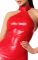 Сукня Noir Handmade F354 Red powerwetlook dress - L