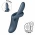 Вібратор з ротацією Satisfyer Heat Flex 4 Grey, підігрів до 39°C