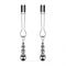Затискачі для сосків Bedroom Fantasies: Nipple Clamps with Beaded Chain - Silver