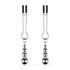 Затискачі для сосків Bedroom Fantasies: Nipple Clamps with Beaded Chain - Silver