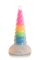 Фентезійний фалоімітатор Creature Cocks Luminescent Rainbow Silicone Dildo, світиться в темряві, 19,6 см