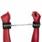 Наручники Punishment – Crystal Detail Handcuffs – Black, знімний ланцюжок, оздоблені кристалами
