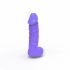 Мило у формі пеніса Чистий Кайф MEDIUM Violet, крафтове мило-член, натуральне