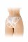 Мереживні трусики з доступом Fashion Secret Zoe White, з бантиком