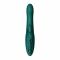 Смарт-вібратор Zalo Ares Turquoise Green, підігрів, 3 мотори, язичок для клітора, стимуляція точки G