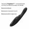 Смарт-вібратор Zalo Ares Obsidian Black, підігрів, 3 мотори, язичок для клітора, стимуляція точки G
