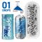 Мастурбатор Tenga Spinner DX 01 Drops, з пружною стимулювальною спіраллю всередині, ніжний вплив