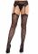 Колготки-панчохи Leg Avenue Heart Garterbelt Stockings One Size Black