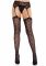 Колготки-панчохи Leg Avenue Heart Garterbelt Stockings One Size Black