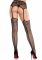 Колготки-панчохи Leg Avenue Backseam Net Stockings з поясом для панчіх, один розмір, чорні