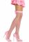 Панчохи-сітка зі швом ззаду Leg Avenue Bow back seam thigh highs One size Pink, атласний бант