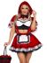 Костюм Червоної Шапочки Leg Avenue Flirty Miss Red Top and Skirt M
