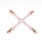 Хрестовина Liebe Seele White & Pink Leather Hogtie