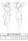 Боді Passion VELMORE BODY black L