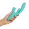Вібратор-кролик із вагінальним відростком Good Vibes Only – Lisa Thrusting Rabbit Vibrator with G-Spot Stimulator