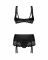 Комплект Obsessive Lecille 3-pcs crotchless set S/M