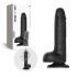 Фалоімітатор з вібрацією та ротацією Strap-On-Me Rotating & Vibrating Realistic Dildo – L – Black