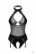 Боді Obsessive Dominna crotchless teddy S/M