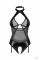 Боді Obsessive Dominna crotchless teddy S/M