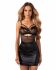 Сорочка Obsessive Dominna chemise & thong S/M