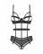 Боді Obsessive Euridia crotchless teddy XS/S