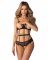 Боді Obsessive Euridia crotchless teddy XL/2XL
