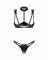 Комплект Obsessive Roccele 2-pcs crotchless set L/XL