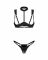 Комплект Obsessive Roccele 2-pcs crotchless set 2XL/3XL