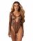 Боді Obsessive Soranna long-sleeved teddy S/M