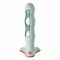 Фалоімітатор Fun Factory BOUNCER Light Green, кульки всередині, ефект вібрації, діаметр 3,9 см
