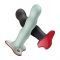 Фалоімітатор Fun Factory BOUNCER Black, кульки всередині, ефект вібрації, діаметр 3,9 см