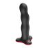 Фалоімітатор Fun Factory BOUNCER Black, кульки всередині, ефект вібрації, діаметр 3,9 см