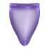 Менструальна чаша Fun Factory FUN CUP SIZE A Black Currant, багаторазова, діаметр 4 см, об’єм 20 мл