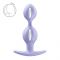Анальні кульки Fun Factory B BALLS DUO Purple, ефект вібрації, діаметр 3,2 та 3,6 см