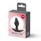 Анальна пробка Fun Factory BOOTIE FEM Black, у вигляді бутона, діаметр 2,9 см, тонкий обмежувач