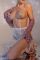 Пестис-сердечка з пензликами та чокером JSY Nipple Sticker AC8021 Sliver