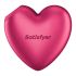Вакуумний стимулятор-серце з вібрацією Satisfyer Cutie Heart Battery Series