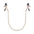 Затискачі для сосків з перлинним ланцюжком Rosy Gold - Nipple Clamps Pearls