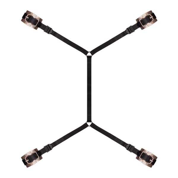 Фіксатор рук і ніг для ліжка Rosy Gold - Under-Mattress Restraint Set