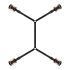 Фіксатор рук і ніг для ліжка Rosy Gold - Under-Mattress Restraint Set