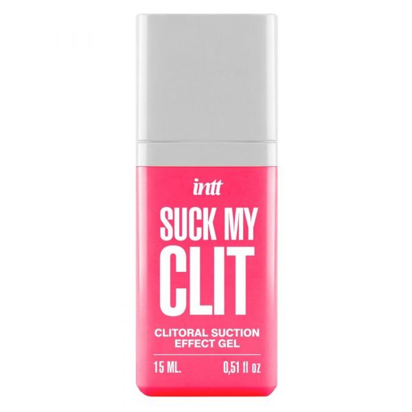 Смоктайзер для клітора Intt Suck My Clit Wild Strawberry (15 мл), полуниця, гель з ефектом посмоктування