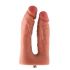 Подвійний фалоімітатор для секс-машин Hismith Silicone Double Penetrator Dildo, система KlicLok