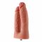 Подвійний фалоімітатор для секс-машин Hismith Silicone Double Penetrator Dildo, система KlicLok