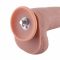 Фалоімітатор 11.8″ з вібрацією для секс-машин Hismith Silicone Dildo with Vibe, KlicLok, пульт ДК