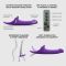 Вібронасадка для страпону з вакуумною стимуляцією Strap-On-Me Multi Orgasm Dildo M Purple