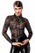 Блуза Noir Handmade F377 Noirelle Lace Button-up Shirt XL